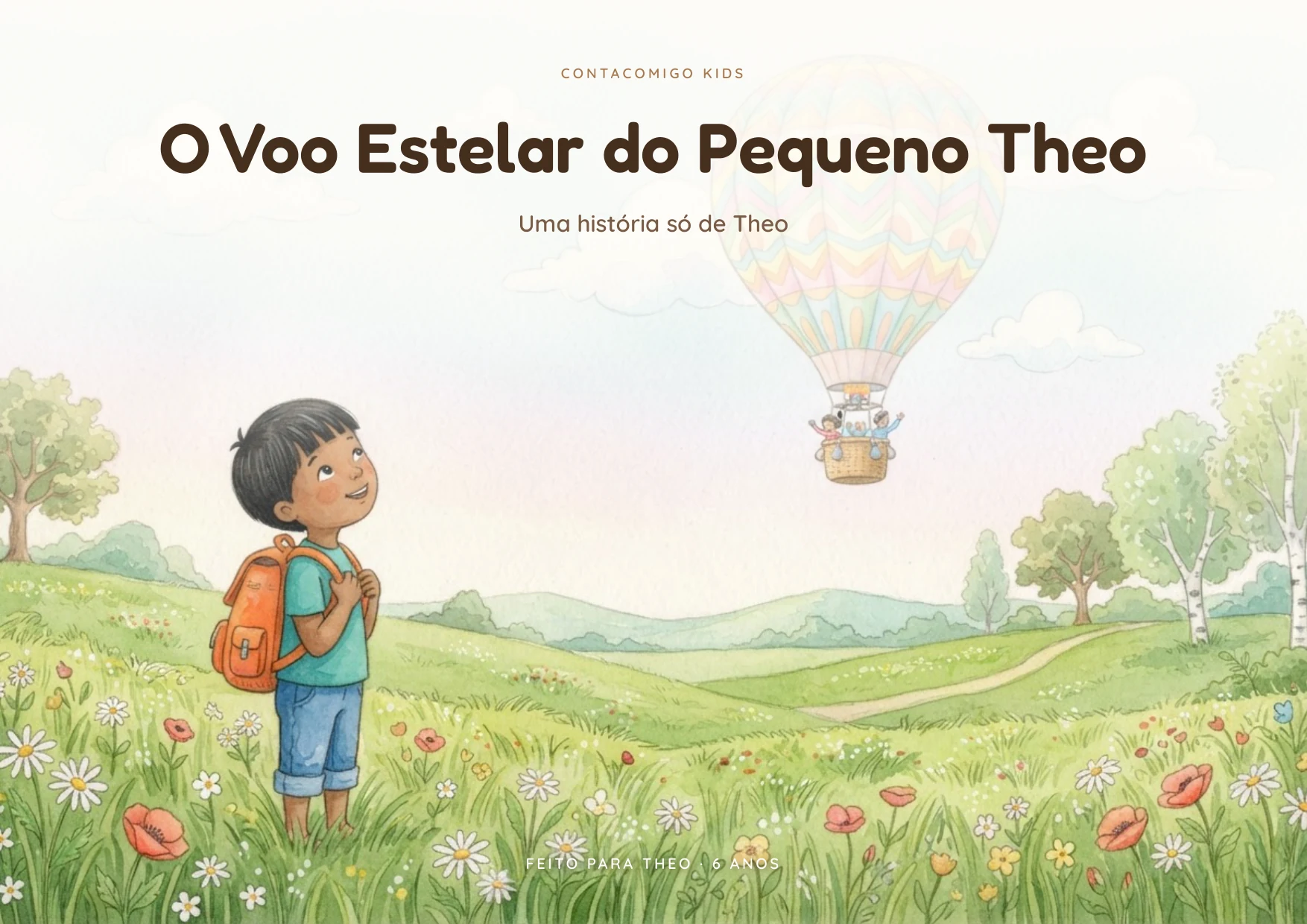 Capa do livro: O Voo Estelar do Pequeno Theo